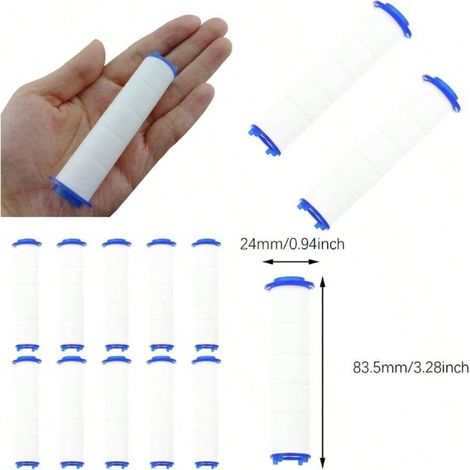 10PCS Cartouche de coton PP pour douche, 83mm, purification par déchloration, élimination des impuretés, filtres de qualité (1/4)