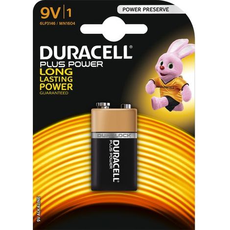 Duracell plus power 6lr61 piles alcalines 9v pack-1 (1/3)