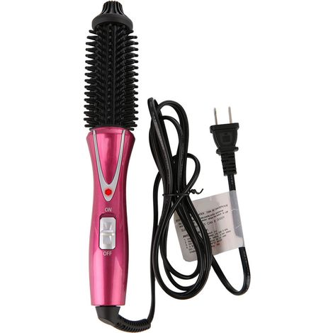 Brosse peigne électrique pliant pour boucler les cheveux, outil de coiffure portable, prise US (1/5)
