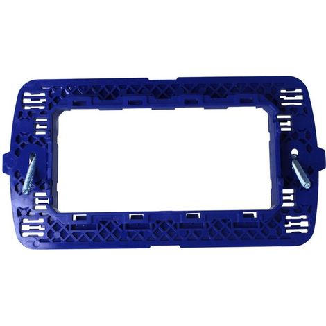 Supporto Telaio ETTROIT Per Serie Civile Compatibile Con Bticino Living (4 Moduli Per Scatola 504) (1/3)