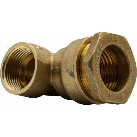 Raccord laiton coudé femelle d25 3-4