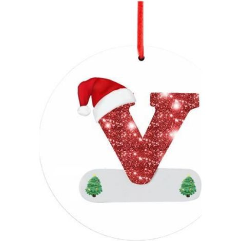 Pendentif Noel Bois Personnalisable 7,9 cm Arbre Decoration 1 Unite