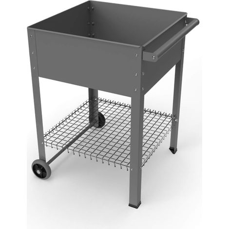 Bio Green Fiore Carrello Steinfurt, Antracite, 55 x 55 x 80 cm, MBW (1/5)