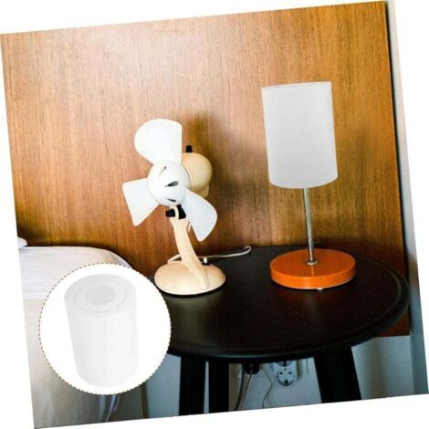 NALOOKAMIC  Lot de 3 abat-jours en acrylique, bande lumineuse, lampe de table, abat-jour blanc, accessoires de lampe de table