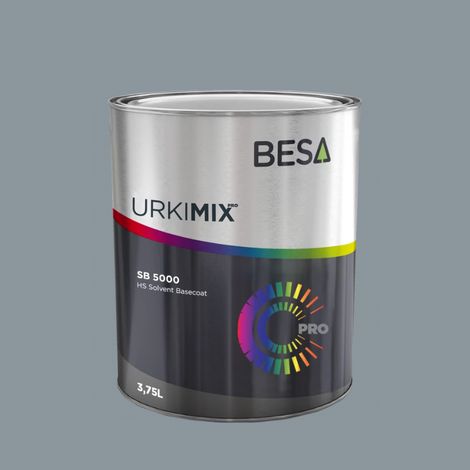 Pot de peinture Polyuréthane / bi composant Gris Argent RAL 7001  Mat - 150 gr