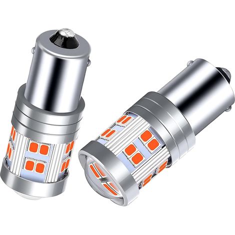 P21W 1156 Ba15S Led Feu Stop Rouges Ampoules 12V/24V, Pour Feux ArrièRe, Voiture Feux Frein, Position/Stop Lampe, Antibrouillard ArrièRe. (1/5)