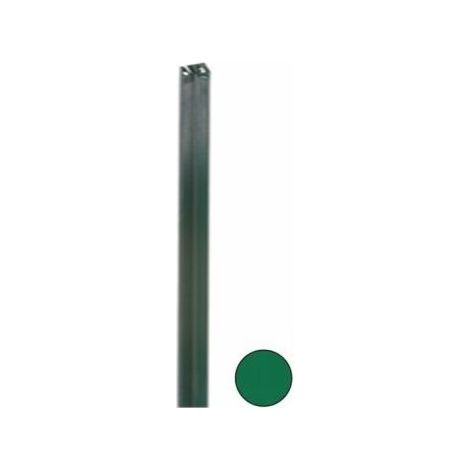 Cloture & Jardin – Jambe de force L 0,75 m en acier vert RAL 6005 – Revêtement époxy – Section 25x25mm – Pour maintien de clôtures solides
