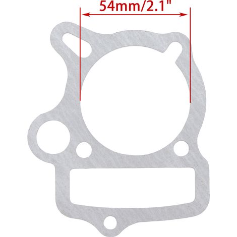 joint de culasse pour moteur de moto 4 temps 70 cm3, quad, karting, véhicule tout-terrain, scooter (1/4)