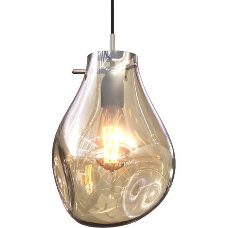 Glass Ceiling Lamp - Design Pendant Lamp - Vera Amber (1/5)