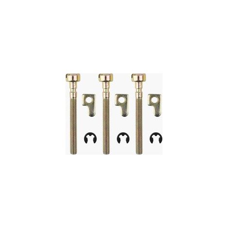 A （5.6×1×1cm）Vis Tendeur de Réglage Chaîne de Barre 3 Pcs Kit pour Husqvarna 36 41136 136LE 141 141LE 137 137E 142 142E 235 240 Remplacement Pièces de Tronçonneuse