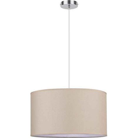 FABRILAMP Lampara Colgante modelo Chanza en Cromo/beis (1/3)