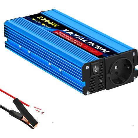 Onduleur, Convertisseur DC en AC, Haute Efficacité, 2200W 12V (1/2)