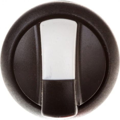 Interruptor de accionamiento de 2 posiciones, color negro, con retorno automático M22S-WK 216866
