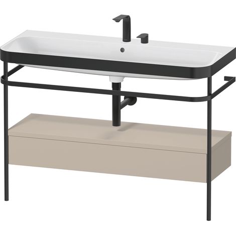 Duravit Happy D.2 Plus c-bonded Set avec console métallique et