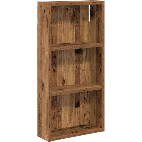 Bathroom Wall Cabinet with Shelf Old Wood 30 x 10 x 60.5 cm vidaXL