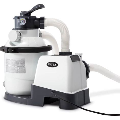 Intex Krystal Clear 26644GS Bomba de Filtración Blanca (1/5)