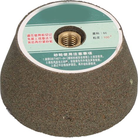 Disque à poncer 100 grains Carbure de silicium Renforcé pour Granite Céramique Pierre (1/4)
