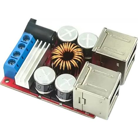 DC 8V-35V 5V 8A Fahrzeuglademodul, Druckentlastungsmodul, 4 USB-Ausgänge, Handy-Ladegerät.
