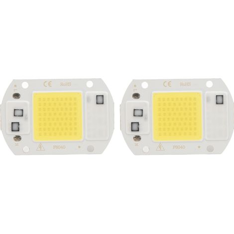 2 Pièces LED COB Puce Haute Puissance Sans Driver Intégrée SMD Perle Lampe Lumière Froide 20W Efficace Flip COB Ampoule (1/5)