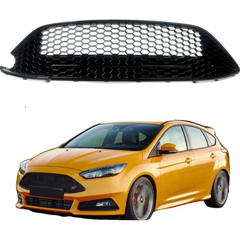 Rejilla superior del parachoques delantero, plástico ABS de alta calidad, longitud 106,94 cm, ancho 25,66 cm, altura 13,97 cm, para Ford Focus ST 2015-2018 (1/5)