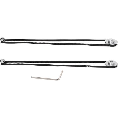 jeux de poulies synchrones 20T 60T GT2 pour imprimante 3D, tour CNC, alésage intérieur 8 mm (1/5)