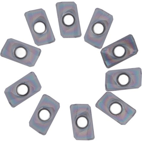 10 Stück Hartmetall-Dreheinsätze, beschichtet, für CNC-Drehmaschinen, Metallfräswerkzeuge (1/5)