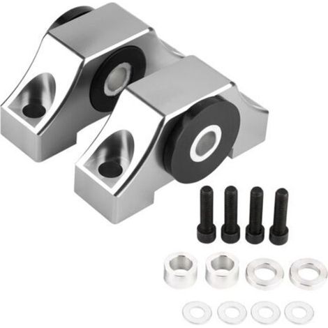 Multicoloured silver engine mount kit for Honda Civic D15 D16 B16 (1992-2000) (1/5)