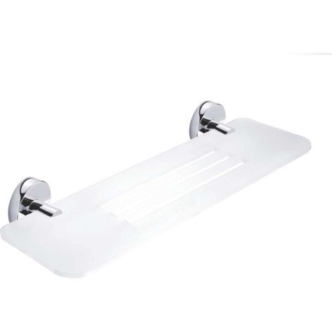 Nimco Unix - IXI Regal mit gefrästen Löchern, 40 cm, Chrom UN X340-26