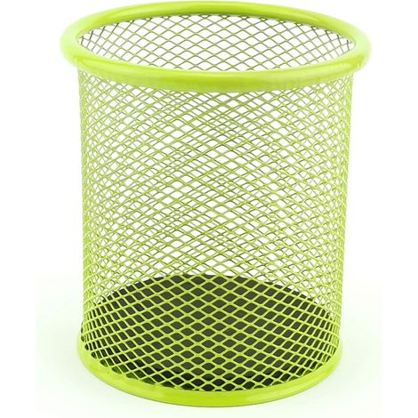 Porte-stylo en métal Porte-stylo en métal rond Porte-stylo en maille 910cm Vert (1/5)