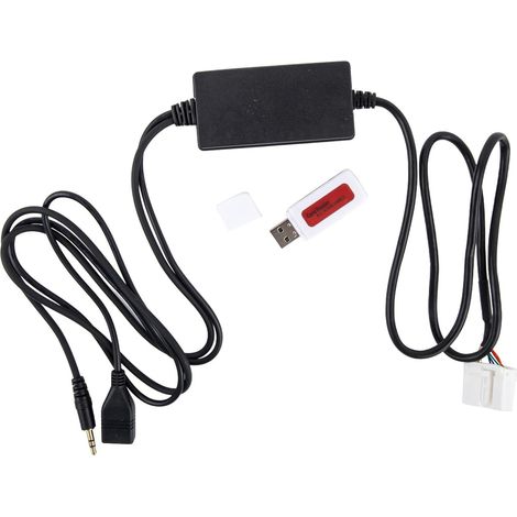 Adaptateur d'interface AUX USB pour Honda Accord/Civic/CR-V 2003-2011, décodeur MP3 avec lecteur de carte SD (1/5)