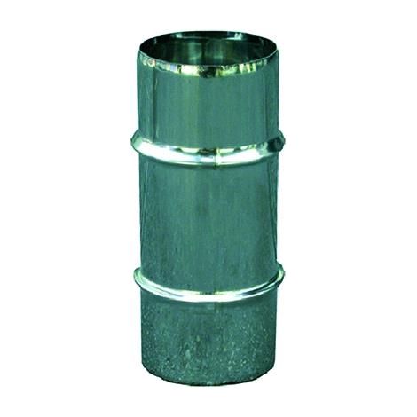 Manicotto Tubo In Acciaio Inox     Cm 16 -  Attacco M/M