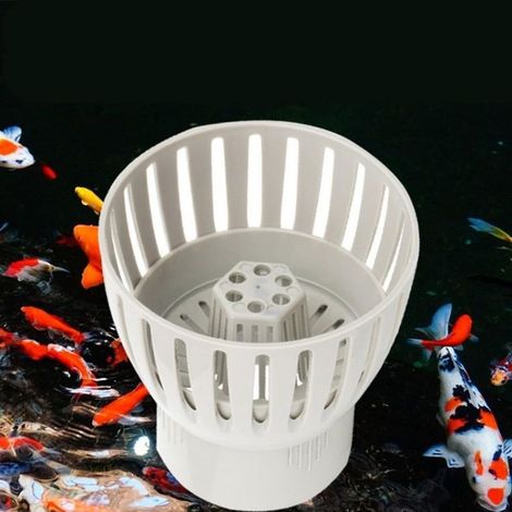 Écumoire de bassin pour carpes koï avec attrape-feuilles, réglable (1/5)