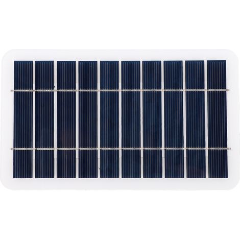 Panneau solaire miniature monocristallin 2W 5V, sortie DC5521, étanche à l'eau et à la poussière, portable, pour batterie 3,7-5V (1/5)