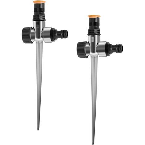 Sprinklers, 360° Irrigation System, Adjustable, Aluminum Alloy, For Garden Lawn (1/5)