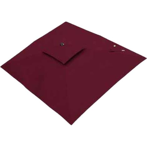 Grand pour parasol de Terrasse 2,5m pour Piscine et Patio Grand(Deep wine red 2.5 2.5m) Tissu pour haute densité, couleurs variées disponibles, finition soignée, longue durée de vie, entretien facil (1/5)