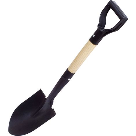 Pelle En Acier Avecm Anche En Bois. Stocker (1/2)