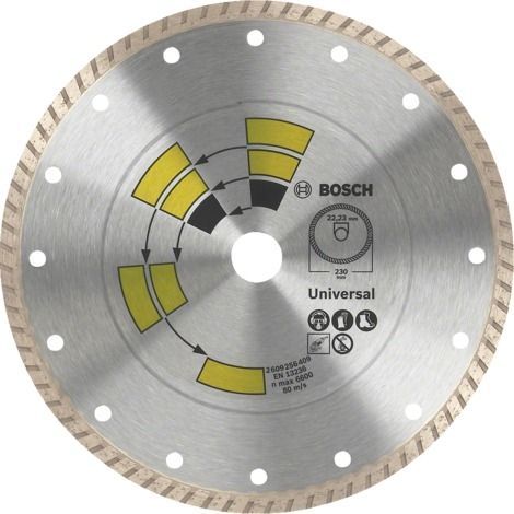 Lame de coupe universelle Turbo Diamond Ø 125 mm  BOSCH 2609256408 (1/2)