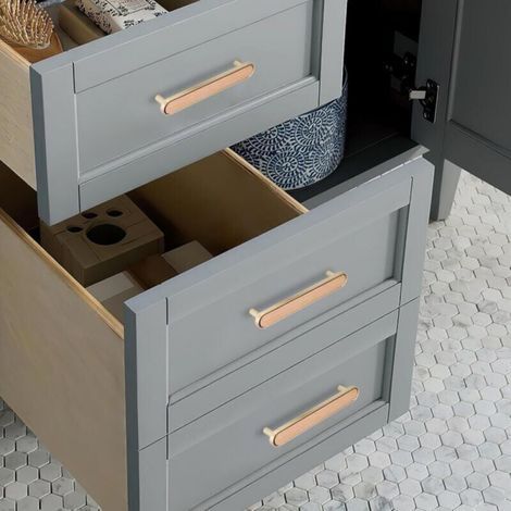 poignées de meuble en entraxe 96mm (Hêtre),6 pièce poignée de meuble Poignée en bois-Poignées d'armoire en Bois poignée de meuble cuisine (1/4)