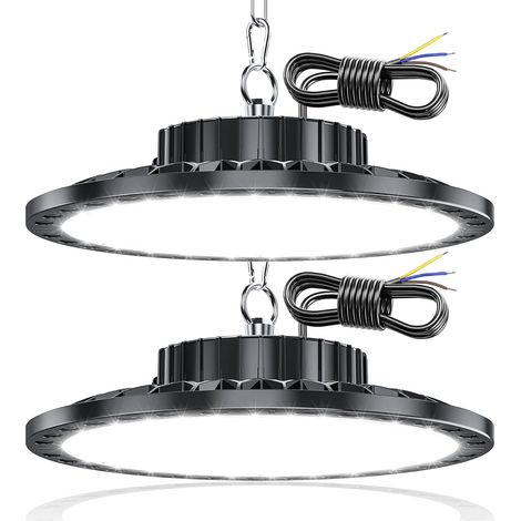 Projecteur LED Industriel 100W 2 Pièce,10000LM Eclairage LED Garage (1/5)