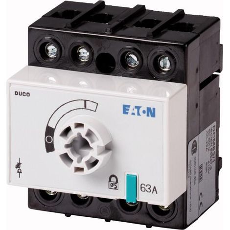 Inter sectionneur 3 P+N 63 A plages de raccordement verticales 001314003 EATON DCM 63/1 SK