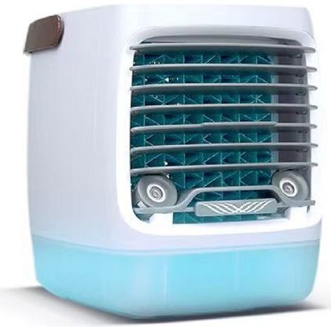 Climatiseur portable évaporatif 4 vitesses avec humidificateur – mini rafraîchisseur d’air USB compact, refroidissement personnel pour chambre, bureau et camping été (1/5)