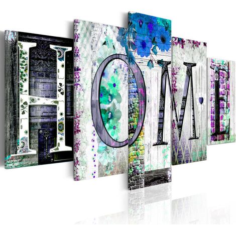 Tableau Imprimé "Solid Foundation in Navy" 100 x 200 cm (1/2)