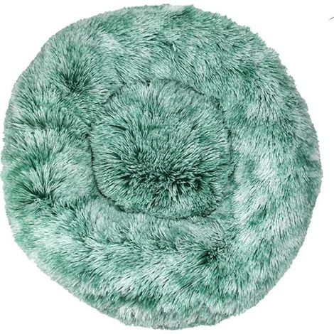 Coussin moelleux lavable pour chat et chien, dégradé vert, 50 cm – DELKEVIC (1/4)