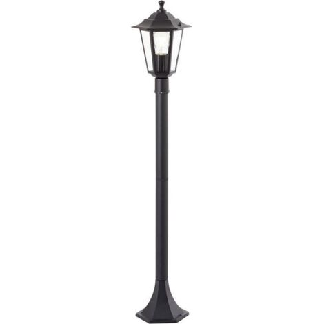 Potelet extérieur - BRILLIANT - CARLEEN - noir - métal/verre - E27 max 60W - IP44 (1/5)