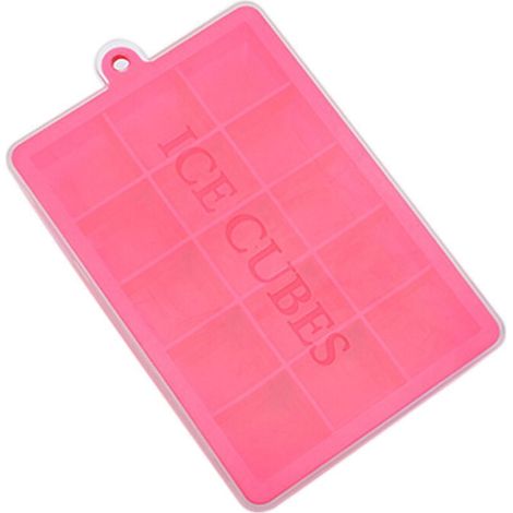 Moule A Cubes De Glace En Silicone - 15 Alveoles - Avec Couvercle - Usage Cuisine Et Congelateur - 1 Piece (1/5)