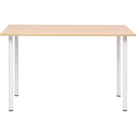 Maison Exclusive - Tavolo da Pranzo 120x60x73 cm Rovere e Bianco