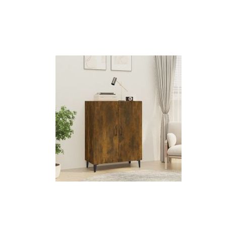 Buffet Chêne fumé 70x34x90 Bois d'ingénierie (1/5)