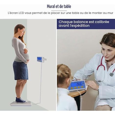 Balance Pèse-personne 200 kg, Balance Grand Écran, Balance pour Clinique Breau Maison (1/4)