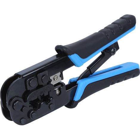 Pince à sertir et dénuder double usage pour câbles réseau RJ45 et RJ11 (8 broches 6 broches). (1/5)