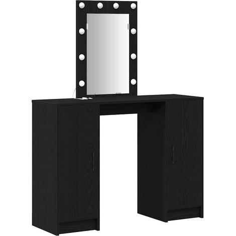 Maison Exclusive - Tavolo da Trucco Nero 102 x 33 x 135 cm Legno multistrato